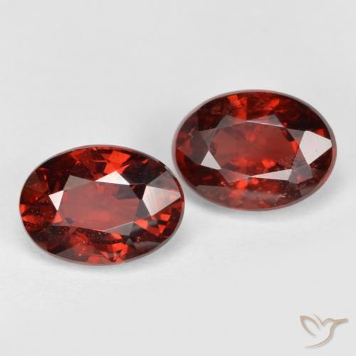 Gemme di Granato Piropo Ribes Rosso naturale da 2.33 ct, Ovale, VS