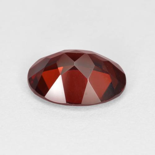 Granato piropo naturale rosso da 2,25 ct, taglio ovale, VVS-VS