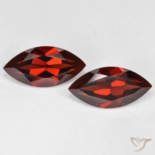 4.45ctw Naturale Rosso scuro Granato Piropo, Taglio marquise, VVS