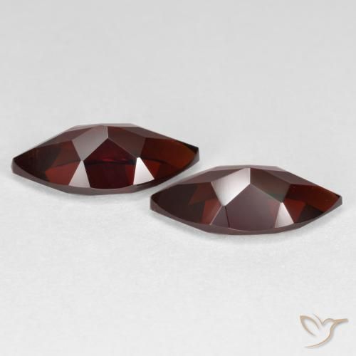 Gemme di Granato Piropo Rosso scuro naturale da 4.58 ct, Taglio marquise, VVS