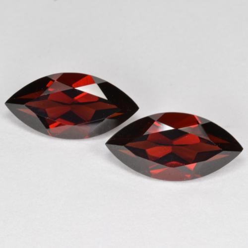 Granato piropo naturale rosso da 4,47 ct, marchesa, VVS