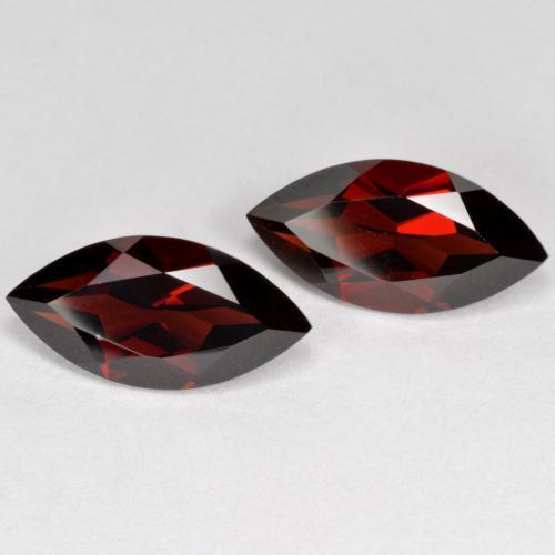 Granato piropo naturale rosso da 4,47 ct, marchesa, VVS