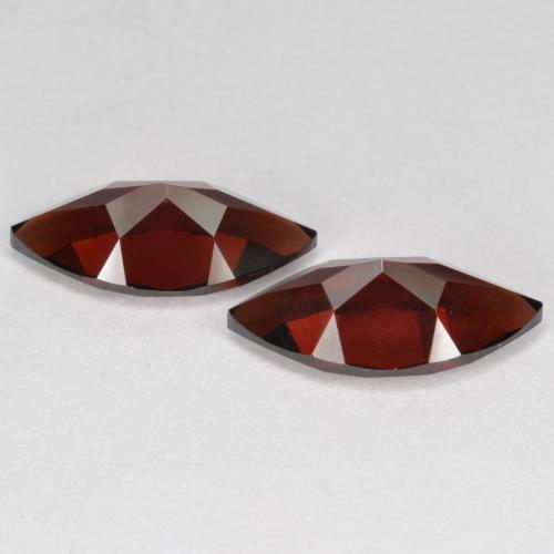 Granato piropo naturale rosso da 4,47 ct, marchesa, VVS