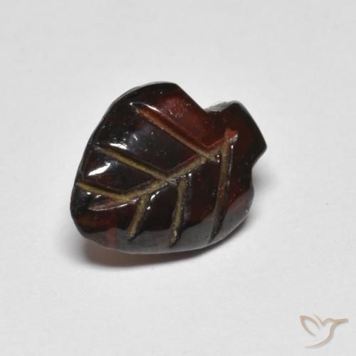 2.77ct Naturale Rosso nerastro Granato Piropo, Taglio a fantasia, Trasparente