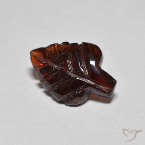Granato Piropo Rosso scuro naturale da 3.07 ct, Taglio a fantasia, Trasparente