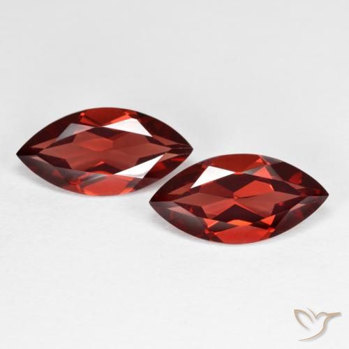 4.23ctw Naturale Rosso scuro Granato Piropo, Taglio marquise, VVS-VS