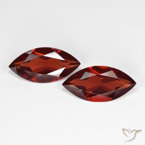 3.32ctw Naturale Rosso medio Granato Piropo, Taglio marquise, VS