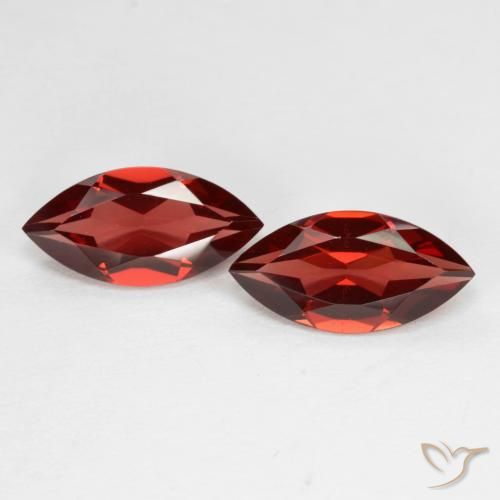 3.89ctw Naturale Rosso scuro Granato Piropo, Taglio marquise, VVS-VS