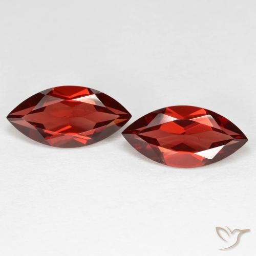 4.21ctw Naturale Rosso scuro Granato Piropo, Taglio marquise, VVS-VS