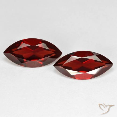 3.96ctw Naturale Rosso scuro Granato Piropo, Taglio marquise, VVS