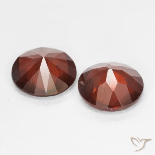Granato piropo naturale rosso da 1,63 ct, taglio rotondo, VS