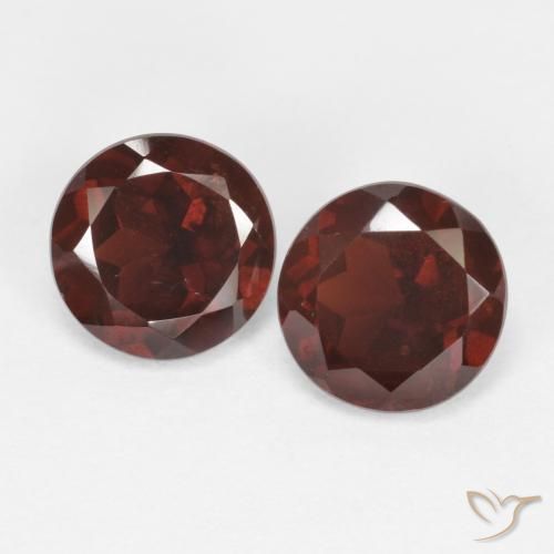 Granato piropo naturale rosso da 1,85 ct, taglio rotondo, VS