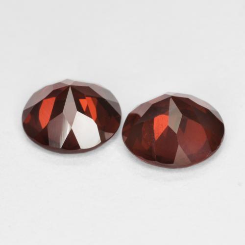 Granato piropo naturale rosso da 1,69 ct, taglio rotondo, VS