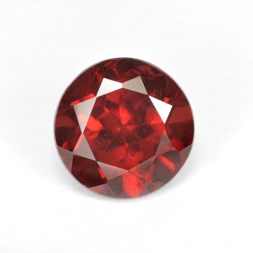 Granato piropo naturale rosso da 1,74 ct, taglio rotondo, VS