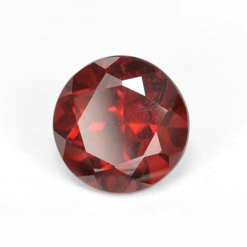 Granato piropo naturale rosso da 1,74 ct, taglio rotondo, VS