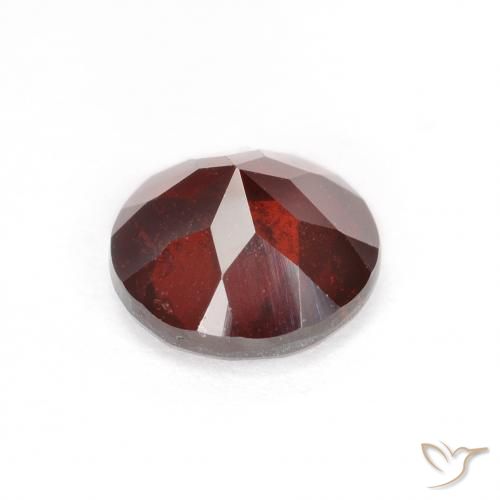 Granato Piropo Rosso scuro naturale da 1.70 ct, Taglio rotondo, VS