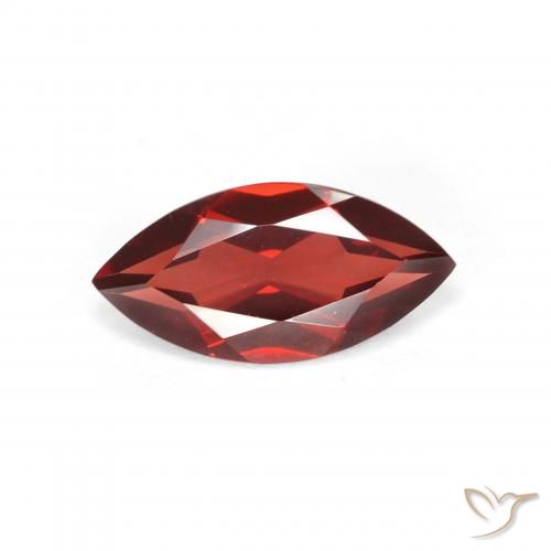 2.01ct Naturale Ribes Rosso Granato Piropo, Taglio marquise, VVS-VS