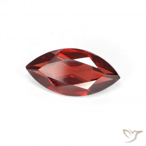 Granato Piropo Ribes Rosso naturale da 2.01 ct, Taglio marquise, VVS-VS