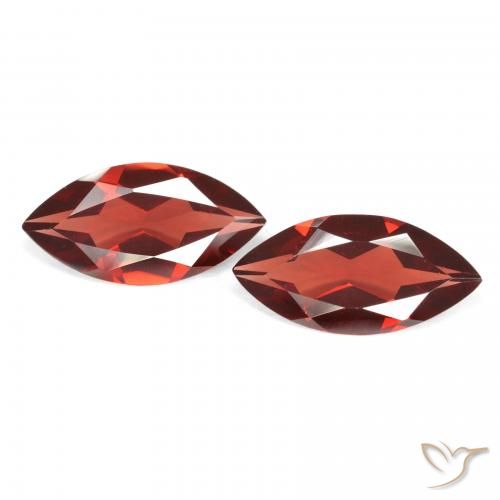 3.43ctw Naturale Sangria rossa Granato Piropo, Taglio marquise, VVS-VS