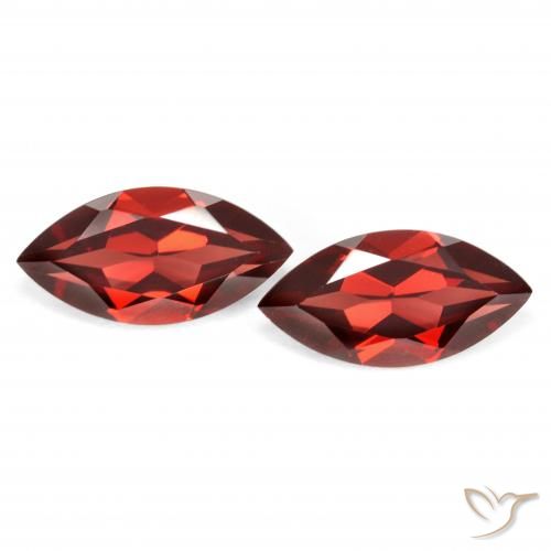 4.47ctw Naturale Sangria rossa Granato Piropo, Taglio marquise, VVS-VS