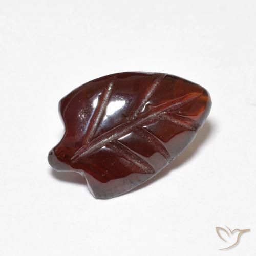 Granato Piropo Arancia Fuoco naturale da 3.23 ct, Taglio a fantasia, Traslucido