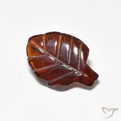 Granato Piropo Arancione scuro naturale da 1.96 ct, Taglio a fantasia, Traslucido