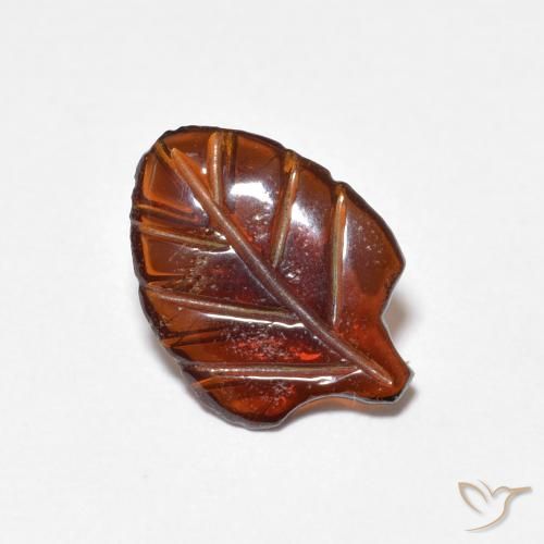 1.71ct Naturale Arancione rossastra Granato Piropo, Taglio a fantasia, Traslucido