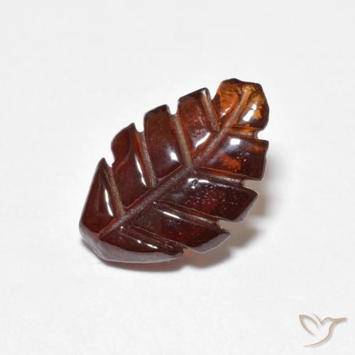 2.62ct Naturale Arancione scuro Granato Piropo, Taglio a fantasia, Traslucido