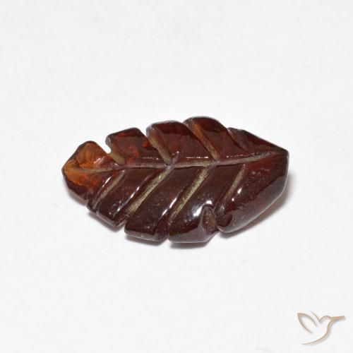 Granato Piropo Arancione scuro naturale da 2.62 ct, Taglio a fantasia, Traslucido
