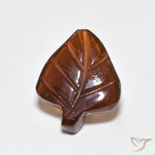 Granato piropo naturale arancione da 2,92 ct, forma fantasia, traslucido