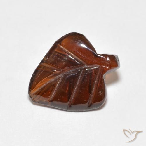 Granato piropo naturale arancione da 2,92 ct, forma fantasia, traslucido