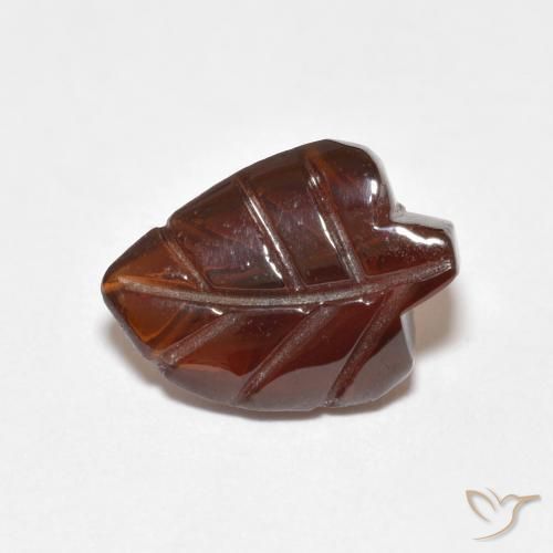 3.61ct Naturale Arancione rossastra Granato Piropo, Taglio a fantasia, Traslucido