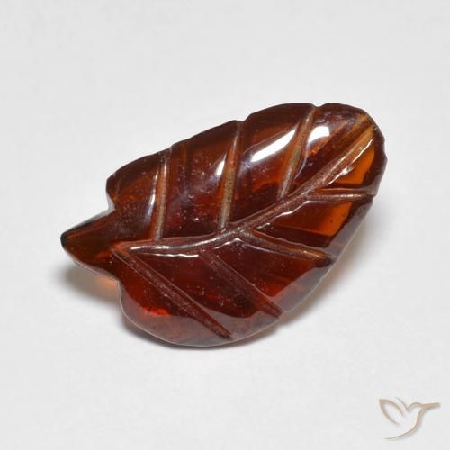 Granato Piropo Arancia Fuoco naturale da 3.07 ct, Taglio a fantasia, Traslucido