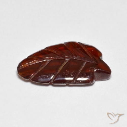 Granato Piropo Arancia Fuoco naturale da 3.07 ct, Taglio a fantasia, Traslucido