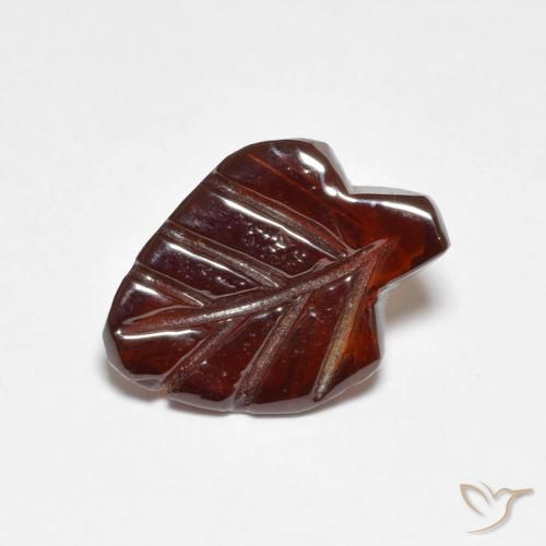 Granato Piropo Arancione scuro naturale da 2.79 ct, Taglio a fantasia, Traslucido