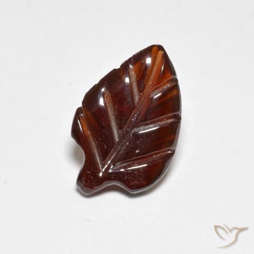 2.09ct Naturale Arancione rossastra Granato Piropo, Taglio a fantasia, Traslucido