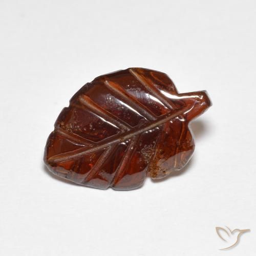 2.89ct Naturale Arancione rossastra Granato Piropo, Taglio a fantasia, Traslucido