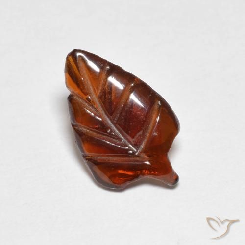 1.97ct Naturale Arancione scuro Granato Piropo, Taglio a fantasia, Traslucido