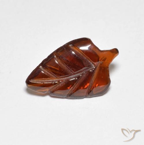 Granato Piropo Arancione scuro naturale da 1.97 ct, Taglio a fantasia, Traslucido