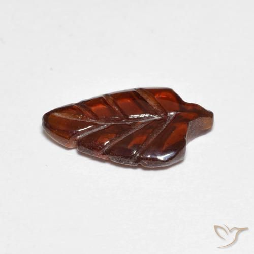 Granato Piropo Arancione scuro naturale da 1.97 ct, Taglio a fantasia, Traslucido