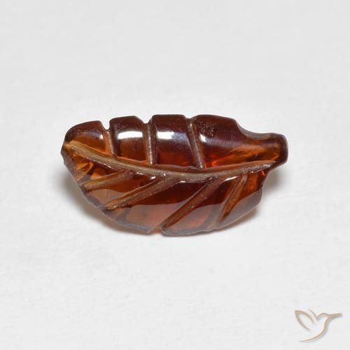 1.78ct Naturale Arancione rossastra Granato Piropo, Taglio a fantasia, Traslucido