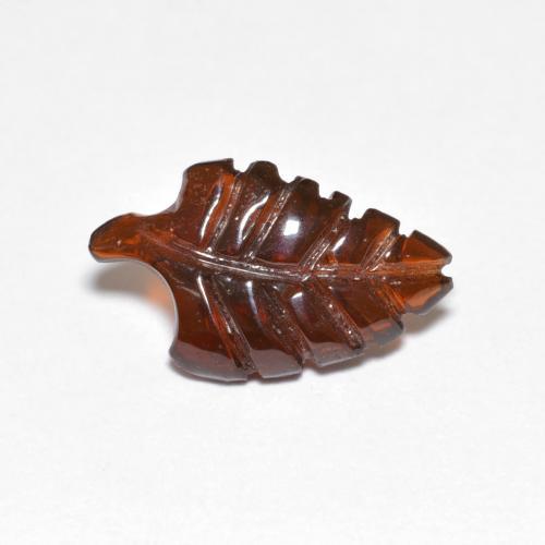 Granato piropo naturale arancione da 2,45 ct, forma fantasia, traslucido