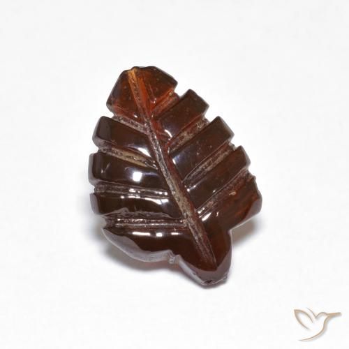 2.93ct Naturale Arancione scuro Granato Piropo, Taglio a fantasia, Traslucido