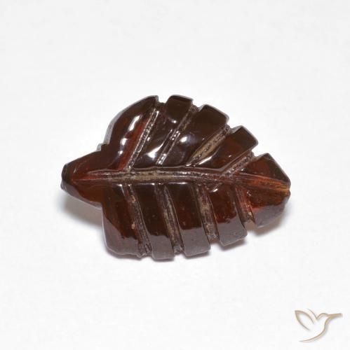 Granato Piropo Arancione scuro naturale da 2.93 ct, Taglio a fantasia, Traslucido