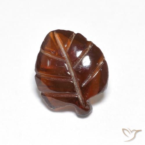 2.17ct Naturale Arancione scuro Granato Piropo, Taglio a fantasia, Traslucido