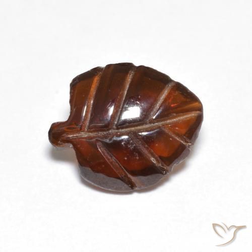 Granato Piropo Arancione scuro naturale da 2.17 ct, Taglio a fantasia, Traslucido
