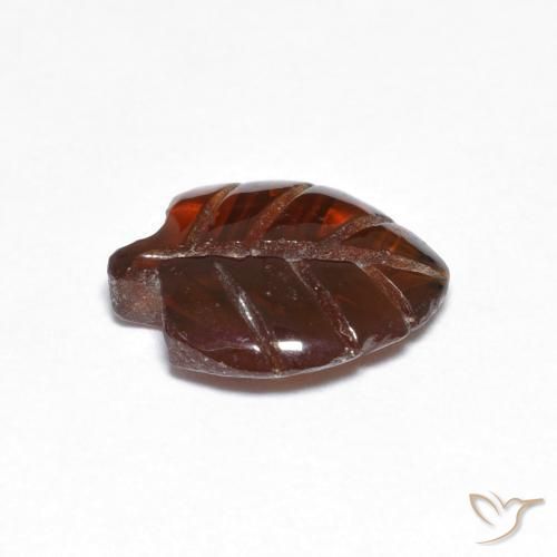 Granato Piropo Arancione scuro naturale da 2.17 ct, Taglio a fantasia, Traslucido
