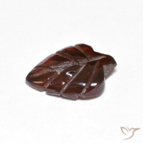 Granato Piropo Arancia Fuoco naturale da 2.35 ct, Taglio a fantasia, Traslucido