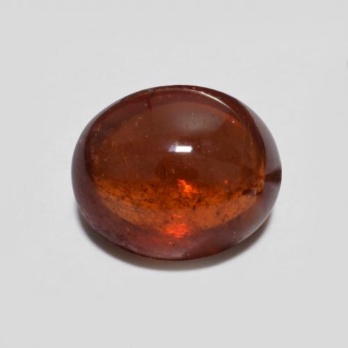 Granato Piropo Rosso scuro naturale da 3.76 ct, Taglio ovale, Trasparente