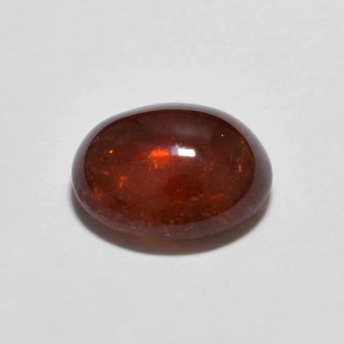 Granato Piropo Rosso scuro naturale da 3.76 ct, Taglio ovale, Trasparente